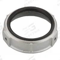 RACO Insulating Bushing: Iron, Zinc Plated, 2 1/2 in Trade Size, 15/16 in Overall Lg, Insulated (MPN 1126). Key specifications — Insulated: Yes; Brand: RACO.