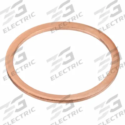 APPROVED VENDOR Sealing Washer: M33 Screw Sz, Copper, Copper Seal, 33 mm Inside Dia, 39 mm Outside Dia - Single-Piece Sealing Washers