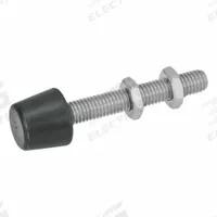 JW WINCO Toggle Clamp Spindle Assembly: Neoprene Tip / Stainless Steel Screw, M8, 68 mm Lg (MPN 708.1-M8-68-A-NI). Key specifications — Brand: JW WINCO; Material: Neoprene; Body Material: Stainless Steel; Thread Size: M8; Includes: Hex Nut; Compatible with Series: GN 801; Spindle Construction: Neoprene Tip / Stainless Steel Screw.