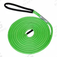 ALL GEAR Rope Sling: HMPE, 5/8 in Rope Dia, 20 ft, 3,870 lb Working Load Limit, Neon Green (MPN AGBRCS91620). Key specifications — attr995048: ALL GEAR; attr995052: Neon Green; attr995063: Fixed.
