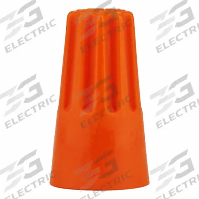 3M Twist-On Wire Connectors: Orange, Wire Sizes 18 AWG – 14 AWG, 600 V - General Purpose Wire Connectors