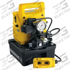 ENERPAC Hydraulic Electric Pump: 5,000 psi Max. Op Pressure, 25 cu in/min Max. Flow Rate, 115V AC (MPN WUD1300B). Key specifications — attr941810: WUD1300B; attr941814: Hold.