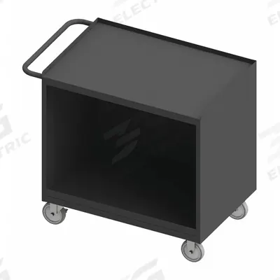 WESTWARD General Purpose Steel Mobile Workstation: 42 1/8 in x 24 1/4 in, Steel - Single Compartment Mobile Cabinet Benches