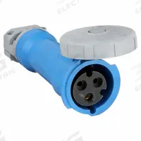 HUBBELL Pin and Sleeve Connector: Blue, 250V AC, Single Phase, 30 A, 2 Pole, 3 Wire, IEC Grounding (MPN HBL330C6W). Key specifications — Brand: HUBBELL.