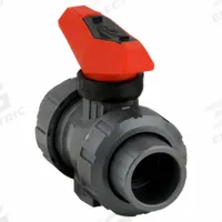 GF PIPING SYSTEMS Manual Two-Way Ball Valve: 1 in, PVC, Straight, FNPT x FNPT, Full Port Ball Port (MPN 161546344). Key specifications — Brand: GF PIPING SYSTEMS; Handle: Lever.