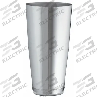 TABLECRAFT PRODUCTS Bar Shaker: 28 fl oz Capacity, 7 in Overall Ht, 1 Pieces, Steel (MPN 77) - Furnishings, Appliances and Hospitality