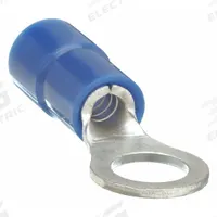 GRAINGER Ring Terminal: Blue, Vinyl Insulation, #10 Stud Size, 16 AWG to 14 AWG Wire Sizes, 600 V (MPN 4FRH7). Key specifications — attr1308027: GRAINGER; attr1356587: Funnel Entry.