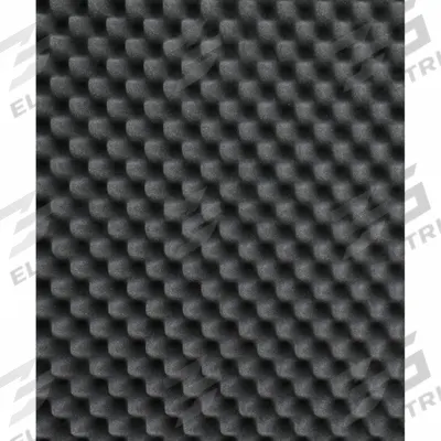 AURALEX Acoustic Panel: 0.7 NRC, Gray, 8 ft Overall Lg, 4 ft Overall Wd - Foam Acoustic Wall Panels