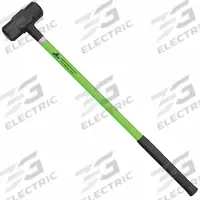 LEATHERHEAD TOOLS Sledge Hammer: Sledge Hammer, Sledge, 36 in Handle Lg, Round, 12 lb Head Wt (MPN SLL-12-36). Key specifications — Brand: LEATHERHEAD TOOLS; Handle Material: Fiberglass; Includes Strap: No; Handle Shape: Round.