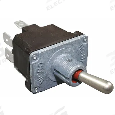 Honeywell Toggle Switch: 3 Position, 6 Connections, DPDT, Quick Connect Tab Connection - Panel-Mount Toggle Switches