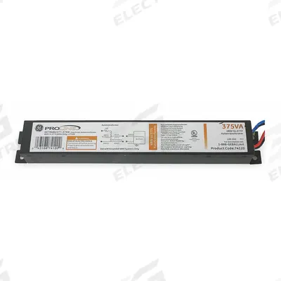 GE LAMPS Autotransformer: 347 to 480 V, 277V AC, 375 VA Power Rating - Lighting Transformers