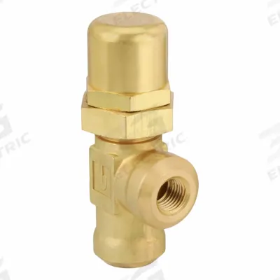 Parker Pressure Control Valve: 4 gpm, 10 psi Max Set, Brass - Soft-Seat Pressure Control Valves