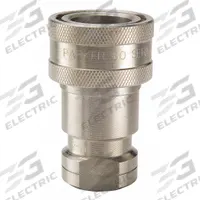 PARKER Hydraulic Quick Connect Hose Coupling: 1/2 in Coupling Size, 303 Stainless Steel, Female ORB (MPN SH4-62-T10). Key specifications — Thread Size: 7/8"-14; Brand: PARKER; Seal Material: Nitrile.