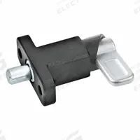 JW WINCO Cam Action Spring Latch with Mounting Flange: 14 mm Plunger Wd, 14 mm Plunger Projection (MPN 722.2-14-20-B-SW). Key specifications — Brand: JW WINCO; Indexing Orientation: Parallel.