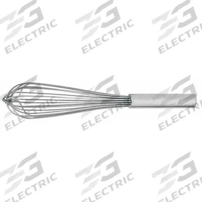 CRESTWARE Whip: 24 in Overall Lg, Stainless Steel Handle, Silver Handle - Whisks