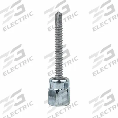 SAMMYS Rod Anchor: 1/4 in Overall Dia, 2 in Overall Lg, 1/4 in Screw Size, Steel - Rod Hangers for Steel