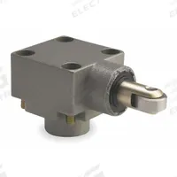 TELEMECANIQUE SENSORS Limit Switch Head: Roller Plunger, Side (MPN ZCKE64). Key specifications — Compatible with Series: XCKJ; Actuator Location: Side; Brand: TELEMECANIQUE SENSORS; Action: Momentary.