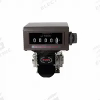 FILL-RITE Positive Displacement Flowmeter: Rotary Positive Displacement Meter, Inline, 1 1/2 in BSPP (MPN TS15CV04BLCBMXBXXN). Key specifications — Display Type: Mechanical; Max. Voltage: 24V DC; Accuracy: +/-0.5%; Brand: FILL-RITE.