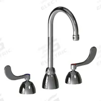 CHICAGO FAUCETS Gooseneck Kitchen/Bathroom Faucet: 786, Cast Brass, Widespread, Deck, 2 Handles (MPN 786-HGN2AE35AB). Key specifications — Series: 786; Brand: CHICAGO FAUCETS.
