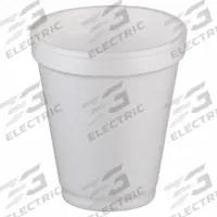 DART Disposable Hot/Cold Cup: 8 oz Capacity, White, Foam, Unwrapped, Patternless, 1,000 PK (MPN 8J8). Key specifications — attr552470: DART; attr561678: Yes; attr552476: Foam; attr552475: PK; attr552478: No; attr552482: Patternless.