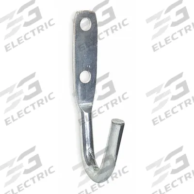 APPROVED VENDOR Tarp Hook: Silver, Steel, 3 1/2 in Ht - Tarp Hooks