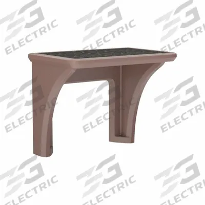 CORTECH Wall-Mount Desk: Brown, 29 in Overall Ht, 36 in Overall Wd, 24 in Overall Dp - Wall-Mount Desks with Laminate Top