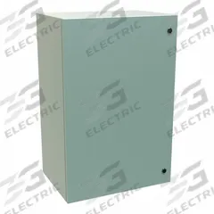 HAMMOND Electrical Enclosure: Steel, 36 in x 24 in x 16 in, NEMA 12/3R/4, Solid Cover, Hinged (MPN EN4SD362416GY). Key specifications — Closure Method: 1/4-Turn Latch; Brand: HAMMOND; Knockouts: Not Included.