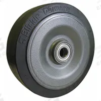 APPROVED VENDOR Caster Wheel: 11 13/16 in Wheel Dia., 3 in Wheel Wd, Rubber, 2,200 lb Load Rating (MPN SE 300/30K). Key specifications — Wheel Core Material: Steel; Wheel/Tread Color: Gray; Brand: APPROVED VENDOR.