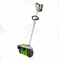 EGO Battery-Powered Snow Shovel: Cordless, 12 in Clearing Dp, 12 in Clearing Path, 25 ft Throw - Max (MPN SNS1201). Key specifications — attr1034623: 2.5 Ah; attr1034666: Variable; attr1034649: (1) Charger; attr1034625: EGO.