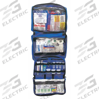 ADVENTURE MEDICAL Emergency Medical Kit: 265 Components, Nylon, Bag, Medication Included - Briefcase Trauma Kits