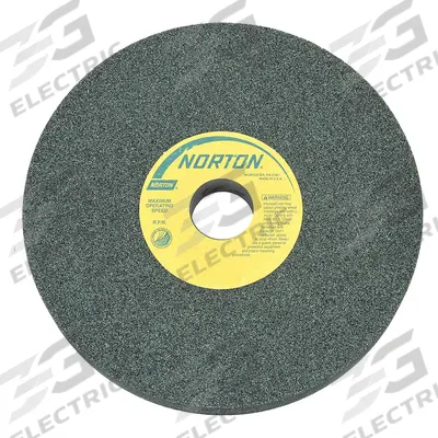 NORTON Straight Grinding Wheel: Type 1, 10" x 1 1/2" x 2" - Grinding Wheels for Carbides & Nonferrous Metals