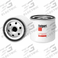 FLEETGUARD Oil Filter: M22-1.50 Thread Size, 3 3/4 in Overall Ht, 3 3/4 in Overall Lg, Oil, Ford/LDV (MPN LF3655). Key specifications — Brand: FLEETGUARD; Compatible Vehicle Make: Ford.