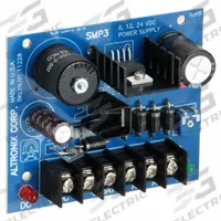 ALTRONIX Power Supply 6/12/24VDC @ 2.5A: Power Supply, 16 to 28V AC (MPN SMP3). Key specifications — Input Voltage: 16 to 28V AC; Material: Phenolic/Fiberglass; Brand: ALTRONIX; Product Type: Power Supply.