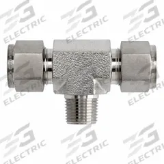 BRENNAN INDUSTRIES Single Ferrule Instrumentation Fittings: Compression x Compression x MNPT (MPN NS2601-08-08-08-SS). Key specifications — Series: NS2601; Compatible Fitting Brands: Parker CPI; Brand: BRENNAN INDUSTRIES.