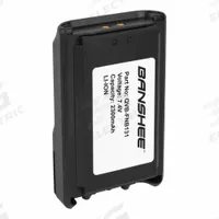 BANSHEE Radio Battery: Fits Vertex Std/Yaesu, For EVX-530 Series, 1,650 mAh, Lithium Ion, QVB-FNB131. Key specifications — Manufacturer Part Number: QVB-FNB131; Brand: BANSHEE; Compatible Radio Brand: Yaesu; Battery Type: Lithium Ion; Waterproof: No; Compatible Radio Series: EVX-530; Compatible Radio Type: Handheld; Compatible Radio Manufacturer Model Number: EVX-531.