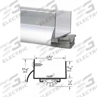 PEMKO Door Shoe: Aluminum, 36 in Lg, 1 3/4 in Wd, Aluminum (MPN 216AV36). Key specifications — Brand: PEMKO.