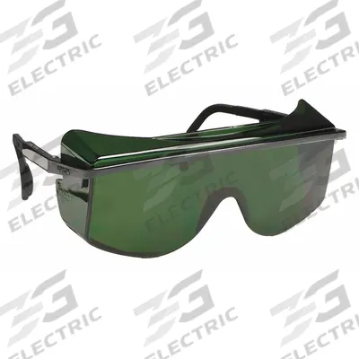 UVEX BY PIP Safety Glasses: Frameless, Black Frame Color - Over-the-Glasses Welding Safety Glasses