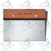 DEXTER RUSSELL Food Handling Scraper: 6 1/2 in Overall Ht, Stainless Steel, Silver (MPN 19790). Key specifications — Handle Included: No; NSF Certified: No; Brand: DEXTER RUSSELL; Blade Material: Stainless Steel; Handle Material: Rosewood; Product Type: Dough Cutter/Scraper.