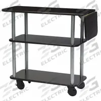 GENEVA Service Cart: Wood, Mahogany, 35 1/4 in Overall Ht, 16 in Overall Dp, 48 in Overall Lg (MPN 36102-11). Key specifications — Material: Wood; Product Type: Service Cart; NSF Certified: No; Brand: GENEVA; Color: Mahogany; Folding: No.