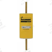 BUSSMANN Fuse: DFJ Series, Class J, Bolt-On Body, Fast-Acting, 225 A, 600 V AC, 450 V DC (MPN DFJ-225). Key specifications — Series: DFJ; Brand: BUSSMANN.