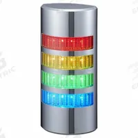 PATLITE Tower Light Assembly: 4 Tier, Sounder Tier Included, IP23, Direct Wire, Wire Leads (MPN WE-402UB-LAN). Key specifications — Manufacturer Part Number: WE-402UB-LAN; Brand: PATLITE; Operating Voltage: 24V AC/DC; Light Tier Color: Amber.