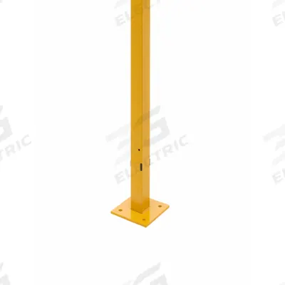 VELOX Swing Door Post: 72 in - Quick-Assemble Adaptable Welded-Wire Machine Guard Components