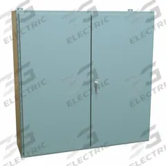 HAMMOND Electrical Enclosure: Steel, 48 in x 48 in x 13 in, NEMA 12, w/Panel, Solid Cover, Hinged (MPN 1422WW12). Key specifications — Brand: HAMMOND; Closure Method: Handle; Knockouts: Not Included.