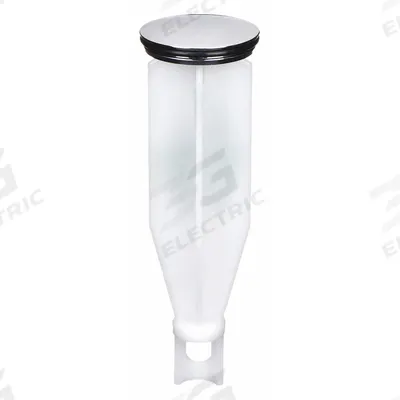 AMERICAN STANDARD Drain Stopper: 1 1/4 in Overall Dia, Plastic, Polished Chrome, Silver - Stoppers & Plugs for Sink Drains