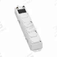 TRIPP LITE Outlet Strip: 6 Outlets, 15 ft Cord Lg, 15 A Current, UL 1363A, White, 5-15P, 2 1/2 in Wd (MPN PS-615-HG-OEMLM). Key specifications — Brand: TRIPP LITE; Mounting Style: Keyhole.