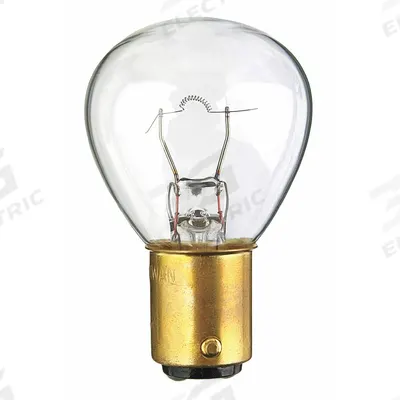 APPROVED VENDOR Incandescent Bulb: Incandescent, Double Contact Bayonet (BA15d) - BA15d Double-Contact Bayonet Base Lamps