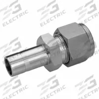 HAM-LET Compression Fitting Adapter: 1/2 in OD x 1/2 in OD Fitting Size, Tube x Tube (MPN 767LT SS 1/2 X 1/2). Key specifications — Series: Let-Lok; Compatible Fitting Brands: Parker A-LOK; Brand: HAM-LET.