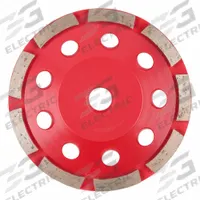 MILWAUKEE 4-1/2" Diamond Cup Wheel: Single Row, 4-1/2" Dia, 5/8"-11 Arbor, 9 Segment (MPN 49-93-7704). Key specifications — Brand: MILWAUKEE.