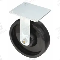 DAYTON Rigid Caster: 625 lb Load Capacity, 8 in Overall Lg, 2 in Overall Wd, Polyolefin/Steel, Black (MPN NOB7903). Key specifications — Material: Polyolefin; Compatible Grainger Part Number: 3BE80; Color: Black; Brand: DAYTON; Manufacturer Part Number: NOB7903.