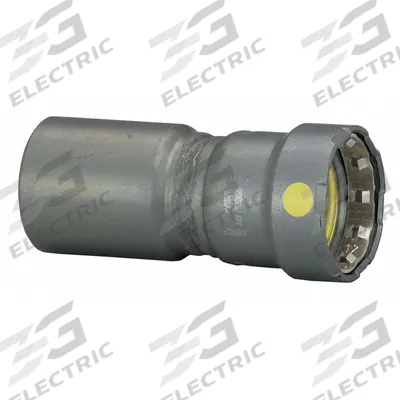 VIEGA MEGAPRESS Crimp Fitting: 2 in Pipe x 1 in Pipe Size, FTG x Press-fit, Steel - Gas Steel Press Pipe Fittings
